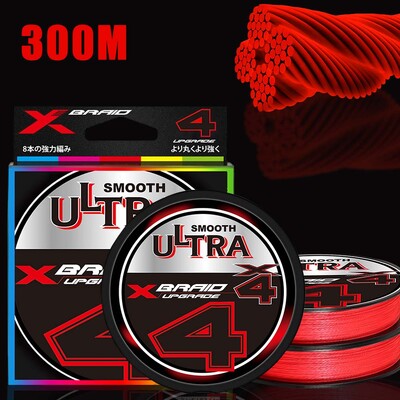 NADOGRADNJA Pletena struna za pecanje Crvena Multifilament 300M 500M 1000M Ribolov šarana Japanska pletena žica Dodaci za ribolov Pe Line