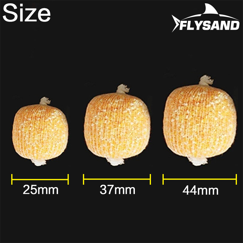 FLYSAND 5m PVA horgászháló PVA horgásztáska hálós vízben oldódó háló ponty horgász etető csapda csali hálók horgászeszközök 25/37/44 mm