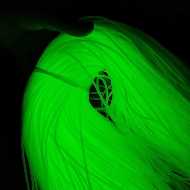 0,8/1/1,5/2 mm svietiaca rybárska hadica, silikónová protišmyková trubica, trubica na montáž, rukávy, hlbokomorský rybolov, rybárske náčinie, náradie