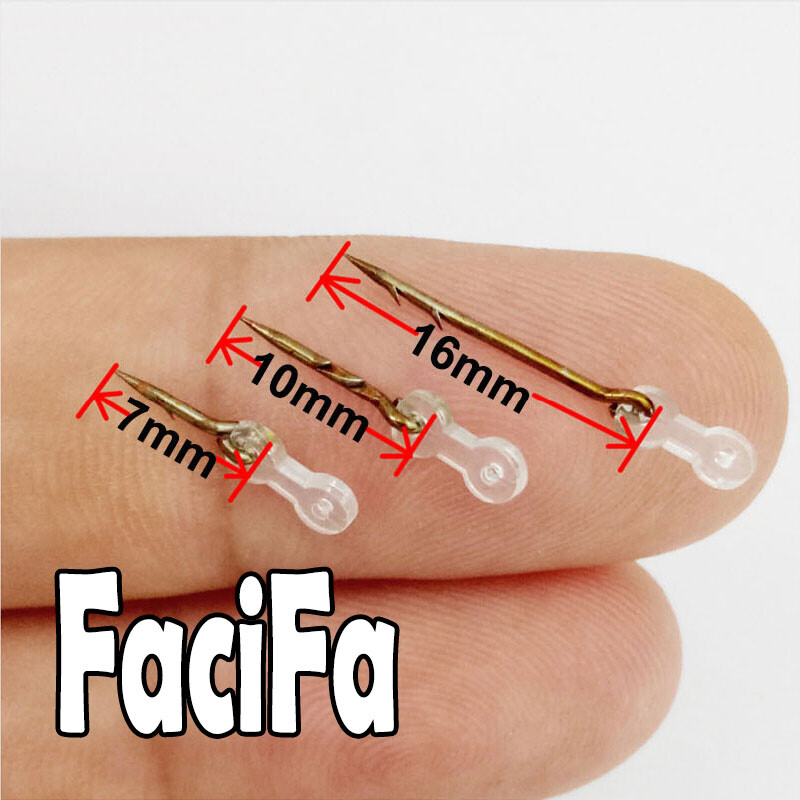 12 komada Metalni mamac Spike Pribor za pecanje šarana Mamac Sting Boilies Pin s prozirnom gumenom kukuruzom Ronnie Hair Rig Oprema za hranilicu šarana