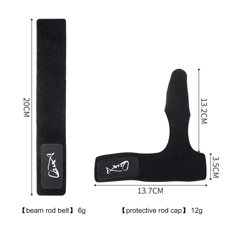 1-3 seta štapa za pecanje Remen za držač kravate Elastični mamac Držač štapa za pecanje Remen za remen Zaštitnik za vrh Ribolov Pribor Kit