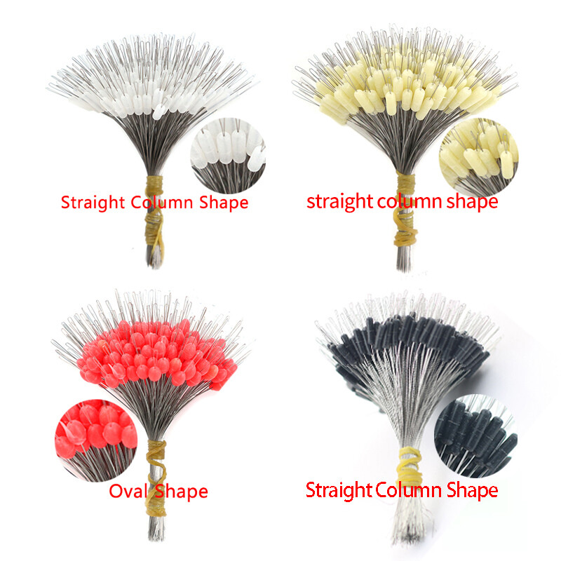 300 kom/lot Silikonski svemirski grah čep 1.0-8.0 # Profesionalni ribolovni plovak Anti-Strand Ribolovni konac Čep Ribolovni plovak