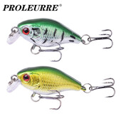 1 kom Crankbait Minnow mamac za pecanje 45 mm 4 g vobleri Umjetni tvrdi mamac plutajući mamac za brancina plastični pribor za pecanje ribe