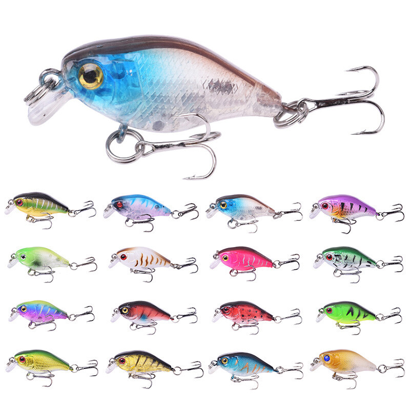 1 kom Crankbait Minnow mamac za pecanje 45 mm 4 g vobleri Umjetni tvrdi mamac plutajući mamac za brancina plastični pribor za pecanje ribe