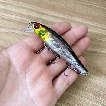 1 τεμ. Floating Minnow Fishing Lure Wobblers 8,5cm 9,2g τεχνητό πλαστικό σκληρό δόλωμα Bass Pike Crankbait Είδη ψαρέματος