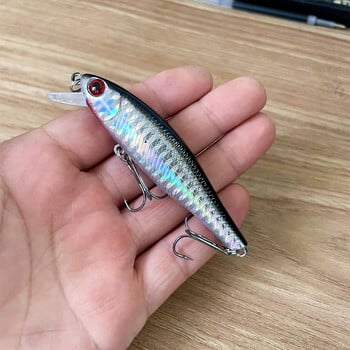 1 τεμ. Floating Minnow Fishing Lure Wobblers 8,5cm 9,2g τεχνητό πλαστικό σκληρό δόλωμα Bass Pike Crankbait Είδη ψαρέματος