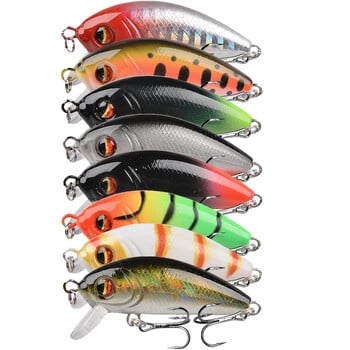 1 τμχ Japan Hot Model Minnow Fishing Lures 5cm 4,5g Floating Jerkbait Bass Pike Carkbait Wobblers Swimbait Professional Bait