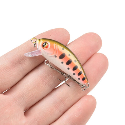 1 τμχ Japan Hot Model Minnow Fishing Lures 5cm 4,5g Floating Jerkbait Bass Pike Carkbait Wobblers Swimbait Professional Bait