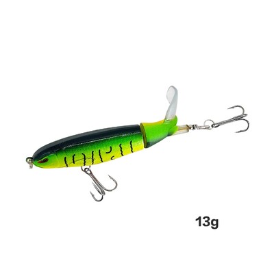 Top Water Fish Bait Huabo Popper Umjetni mamac za ribu Hard Plow Soft Spinning Tail Oprema za pecanje Riblji mamac 13g/15g/35g