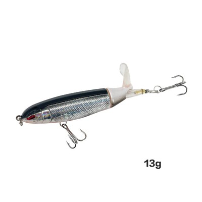 Top Water Fish Bait Huabo Popper Umjetni mamac za ribu Hard Plow Soft Spinning Tail Oprema za pecanje Riblji mamac 13g/15g/35g