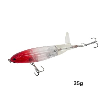 Top Water Fish Bait Huabo Popper Umjetni mamac za ribu Hard Plow Soft Spinning Tail Oprema za pecanje Riblji mamac 13g/15g/35g