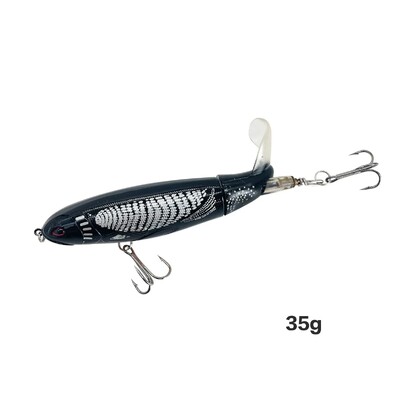 Top Water Fish Bait Huabo Popper Umjetni mamac za ribu Hard Plow Soft Spinning Tail Oprema za pecanje Riblji mamac 13g/15g/35g