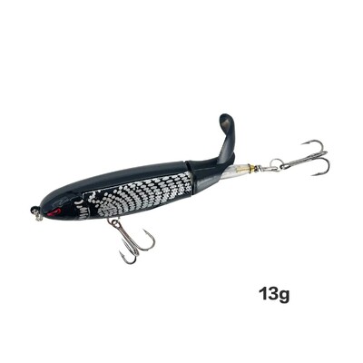 Top Water Fish Bait Huabo Popper Umjetni mamac za ribu Hard Plow Soft Spinning Tail Oprema za pecanje Riblji mamac 13g/15g/35g
