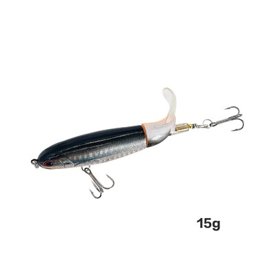 Top Water Fish Bait Huabo Popper Umjetni mamac za ribu Hard Plow Soft Spinning Tail Oprema za pecanje Riblji mamac 13g/15g/35g