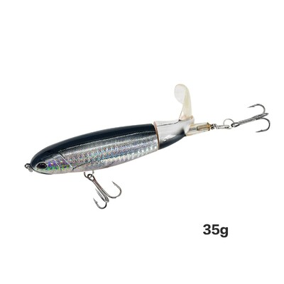 Top Water Fish Bait Huabo Popper Umjetni mamac za ribu Hard Plow Soft Spinning Tail Oprema za pecanje Riblji mamac 13g/15g/35g