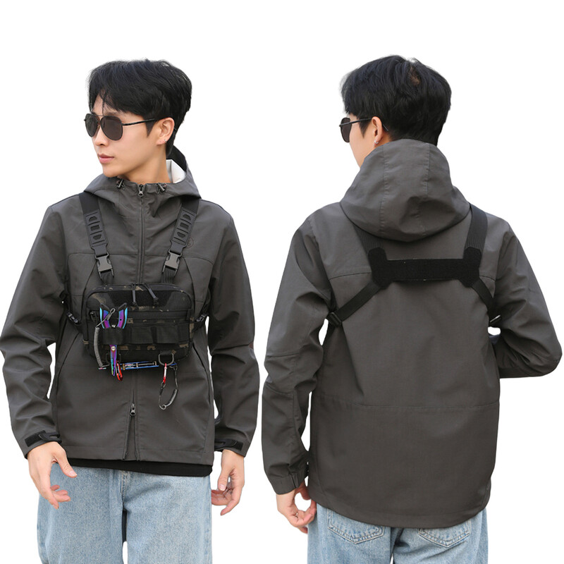 Torba za pecanje s podesivim remenima, ruksak za kampiranje, ruksak za penjanje s više džepova, ruksak za sportove na otvorenom