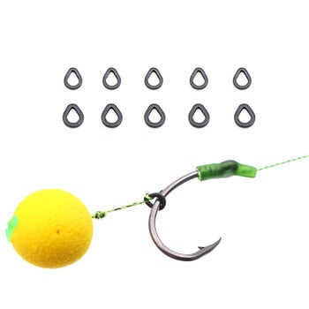 55 бр. Аксесоари за риболов на шаран Chod Rig Ring Swivels Round Ring Snap Snivels For Carp Hook Link Stop Tools Terminal Tackle