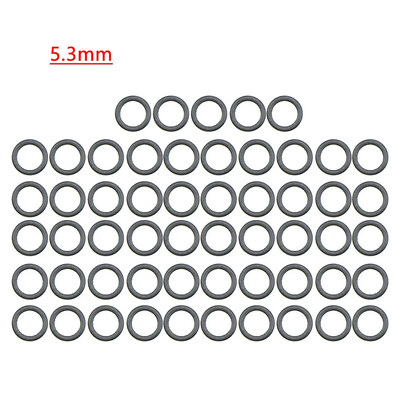 55 komada Dodaci za pecanje šarana Chod Rig Ring Swivels Okrugli prsten Snap Snap Swivels za šaranske udice Link Stop alati Terminal Tackle