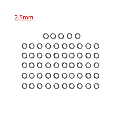 55 komada Dodaci za pecanje šarana Chod Rig Ring Swivels Okrugli prsten Snap Snap Swivels za šaranske udice Link Stop alati Terminal Tackle