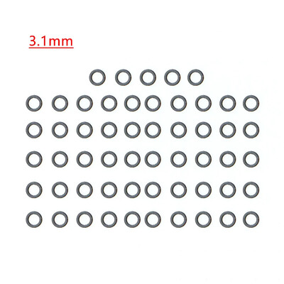 55 komada Dodaci za pecanje šarana Chod Rig Ring Swivels Okrugli prsten Snap Snap Swivels za šaranske udice Link Stop alati Terminal Tackle