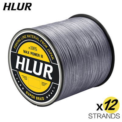 HLUR 12 Strands Braided Line Strong Power 33-150LB Multifilament PE Line Japan Strands Wire Carp Accessories 300M 500M 1000M