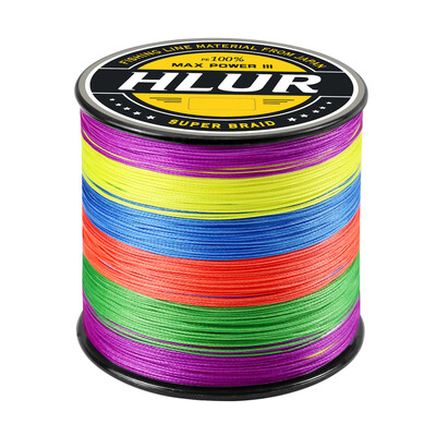 HLUR Linie împletită 12 fire Putere puternică 33-150LB Linie PE multifilament Șuvițe japoneze Accesorii pentru crap 300M 500M 1000M