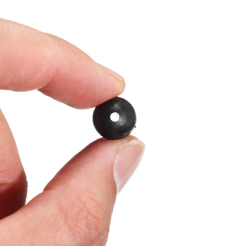 100 ks rybárskych korálok, vesmírna zátka, čierne, 3 mm-12 mm, okrúhle, mäkké a tvrdé fazule, rybárske návnady, návnady, háčiky, príslušenstvo