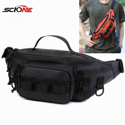 Τσάντα ψαρέματος Camping Waist Chest Σακίδιο πλάτης Fishing Lure Tackle Ανδρικές τσάντες ώμου εξωτερικού χώρου για ταξίδια τσάντα αξεσουάρ κυνηγιού