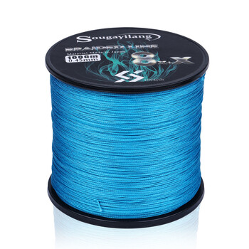 Sougayilang 300M 500M 1000M 6 χρώματα Strong PE Fishing Line 8+X Strands Braided Fishing Line Multifilament Durable Fishing Line