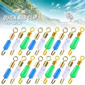 100Pcs/lot Ribolov Snap Rolling Connector Line clip Ring 8 Word Ring Fast Fast Link Fishing snap pribor Dodaci