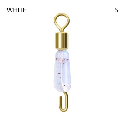 100Pcs/lot Ribolov Snap Rolling Connector Line clip Ring 8 Word Ring Fast Fast Link Fishing snap pribor Dodaci