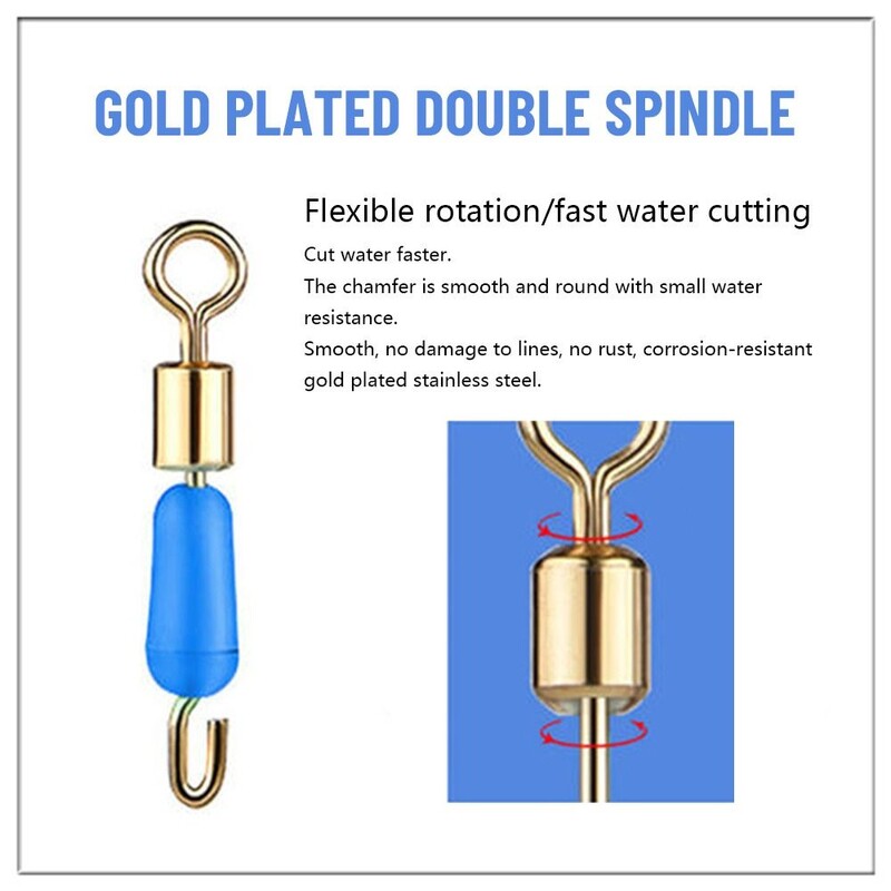 100Pcs/lot Ribolov Snap Rolling Connector Line clip Ring 8 Word Ring Fast Fast Link Fishing snap pribor Dodaci