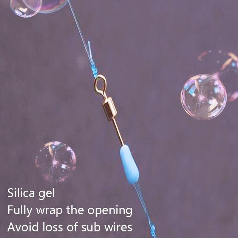 100Pcs/lot Ribolov Snap Rolling Connector Line clip Ring 8 Word Ring Fast Fast Link Fishing snap pribor Dodaci