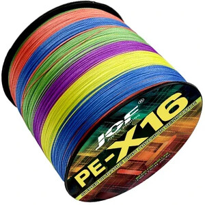 JOF 16 niti pletena struna za pecanje protiv griza 100M 300M višestruka japanska pletena žica Pribor za pecanje šarana PE struna