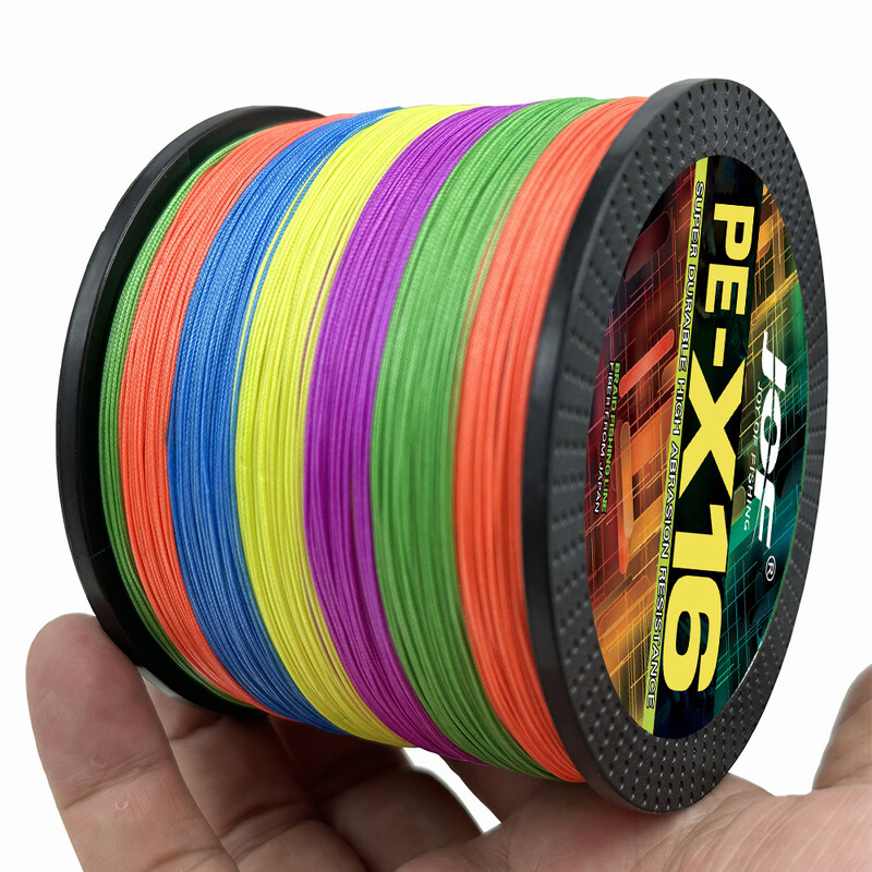 JOF 16 niti pletena struna za pecanje protiv griza 100M 300M višestruka japanska pletena žica Pribor za pecanje šarana PE struna