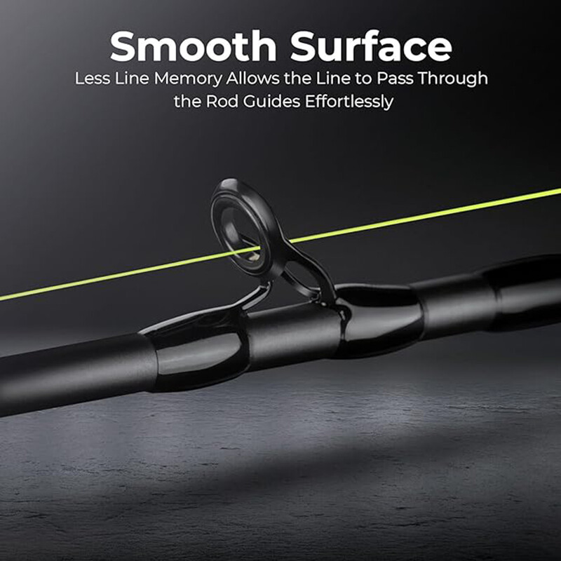 ThornsLine 3000M 1000M ribolovni konac 0,13 mm-0,47 mm 4LB-39LB Proces obrade fluorougljičnog premaza Ugljična površina Najlonske molekule