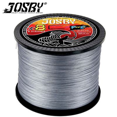 JOSBY Fishing Line 8 Strand Braided Multifilament 10-90LB 100% PE 200M 300M 500M 1000M Pesca Carp Cord Sea Lake Accessories x4