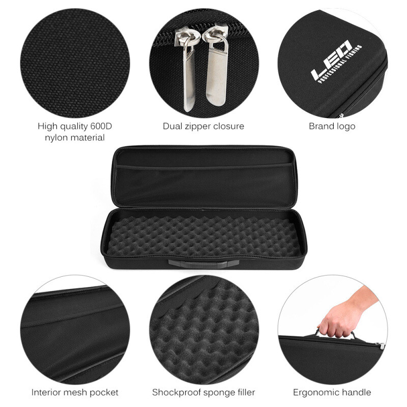 Prijenosna torba za pecanje Torbica otporna na udarce Štap za pecanje Rola Torba za nošenje Pribor za pecanje Torba za organizator za pohranu pribora za pecanje Pribor za ribolov