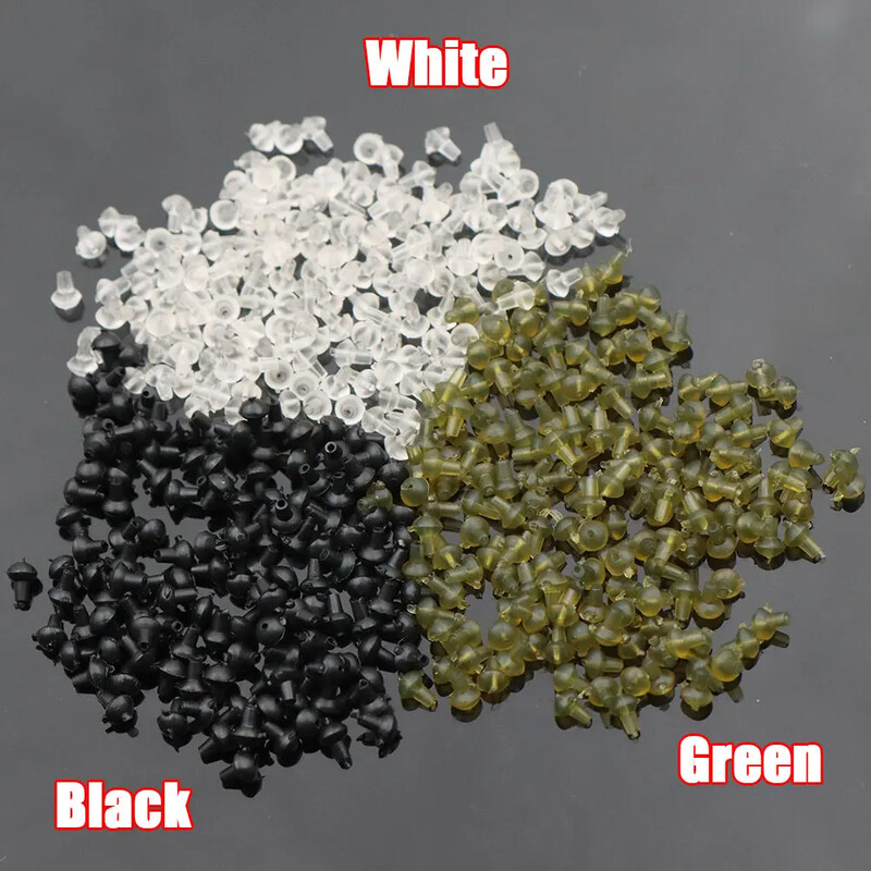 50 komada čepova udica za pecanje šarana za mamac za šarane Boilie Dodaci za pričvršćivanje vijaka Perla za zaustavljanje šarana Ronnie Rig Making Terminal Tackle