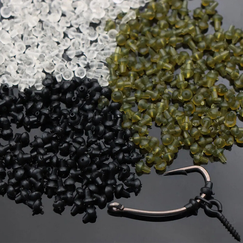 50 komada čepova udica za pecanje šarana za mamac za šarane Boilie Dodaci za pričvršćivanje vijaka Perla za zaustavljanje šarana Ronnie Rig Making Terminal Tackle