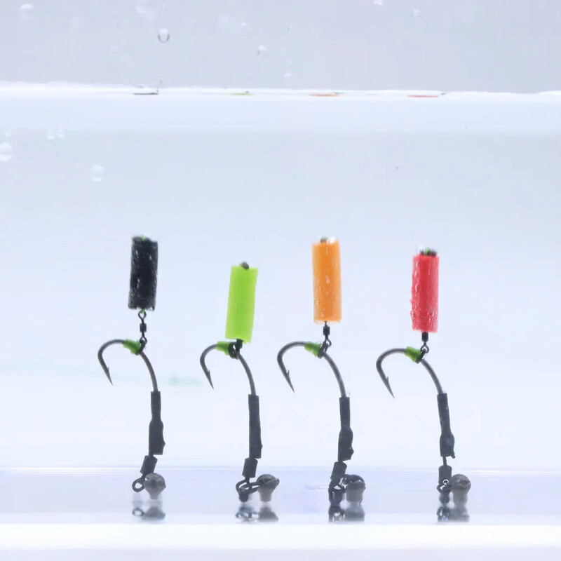 6 mm/8 mm Dodaci za pecanje šarana Plutajući mamac za ribolov Boilie Pop Up Hair Rig Pjenasti štap za udicu mamac Feeder Oprema za šarane