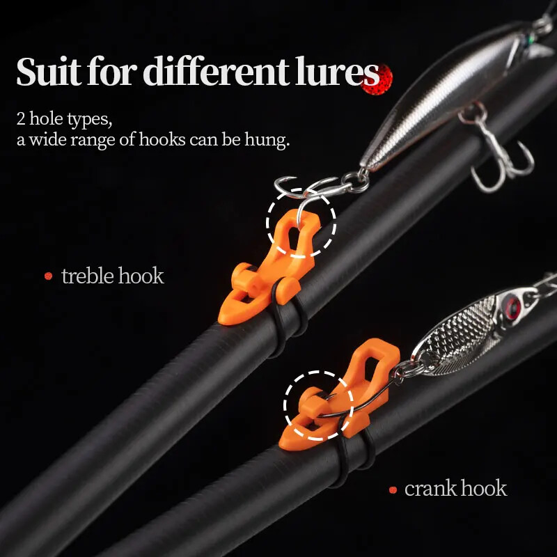 10-30 ks Rybársky prút Držiak na háčiky Držiak na návnady Príslušenstvo na jigové háčiky Bezpečnostný držiak Rybárske náradie