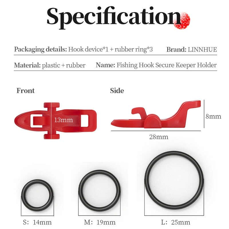 10-30 ks Rybársky prút Držiak na háčiky Držiak na návnady Príslušenstvo na jigové háčiky Bezpečnostný držiak Rybárske náradie
