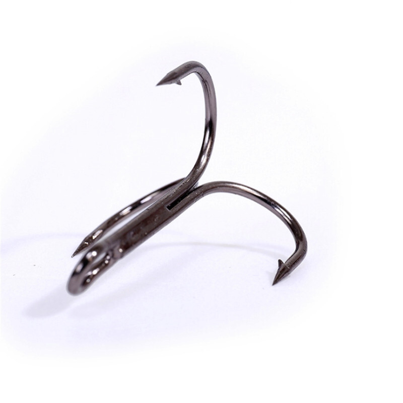 10 buc/lot cârlige de pescuit Material din oțel cu conținut ridicat de carbon Cârlig de pescuit înalte negru 2 # 4 # 6 # 8 # 10 # Articole de pescuit îndoit rotund