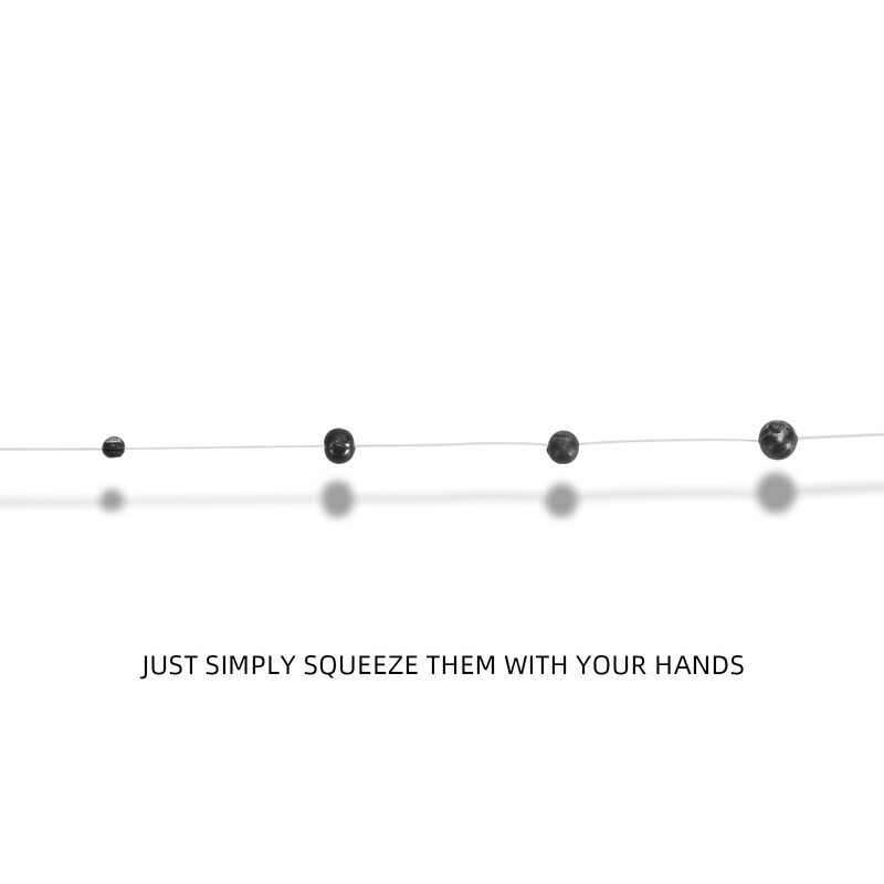 SF 0,2 g-0,8 g Micro Split Shot Lead Sinker Combo Odvojivi Fly Fishing Olova za pecanje na ledu Sinkeri Utezi za pecanje