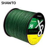 Shawto pletena struna za pecanje 8 niti 1000M 300M 8X višestruka struna za pecanje šarana 14-100LB PE struna Pletena žica za morski ribolov