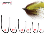 Vampfly 2X Stength Stinger Fishhook Fly Fishing Hook Streamer Flies Vezanje za štuku, brancina, pastrve Slatkovodni ribolov u slanoj vodi