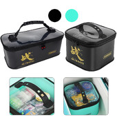 Geantă de pescuit Carcasă EVA Capac transparent multifuncțional Cutie de depozitare pentru pescuit Cutie impermeabilă pentru pescuit la crap în aer liber Organizator pentru pește