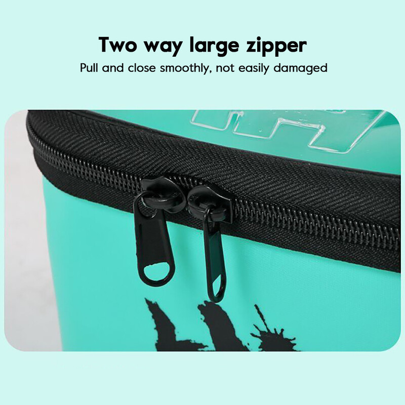 Geantă de pescuit Carcasă EVA Capac transparent multifuncțional Cutie de depozitare pentru pescuit Cutie impermeabilă pentru pescuit la crap în aer liber Organizator pentru pește