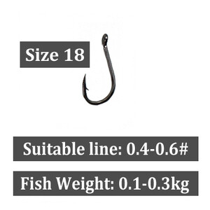 30 ΤΕΜ. Γάντζος ψαρέματος Κυπρίνου Γάντζος τροφοδοσίας κυπρίνου Γάντζοι τροφοδοσίας κυπρίνου Μαύρα αγκαθωτά άγκιστρα σφυρήλατο στέλεχος με δακτυλίους δεξιά λυγισμένος κύκλος Άγκιστρο ψαρέματος για τσαντάκια